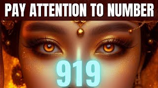 Why Youre Seeing 919  Angel Number 919 Meaning Love  Twin Flame Bible Verse [upl. by Ailadgim]