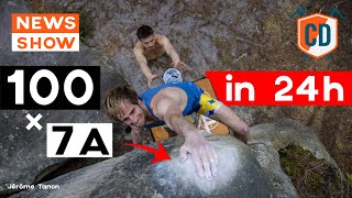 The Most RIDICULOUS Fontainebleau Bouldering Circuit EVER  Climbing Daily Ep2102 [upl. by Kettie]