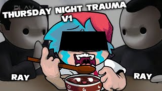 FNF  Vs Old Scary Videos  Thursday Night Trauma V1 CANCELLED BUILD  ModsHardGameplay [upl. by Eniretac]