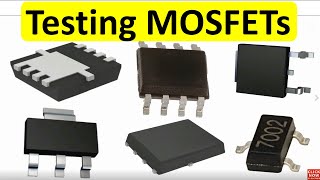 How to test MOSFET in circuit using multimeter how to test MOSFET transistor with 8 and 3 terminals [upl. by John]