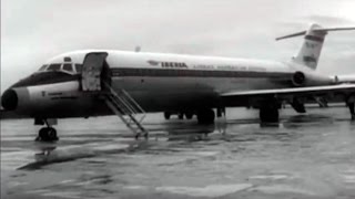 1968 Iberia nuevo enlace MadridMurcia McDonnell Douglas DC932 ECBIT Ciudad de San Sebastián [upl. by Ranitta937]