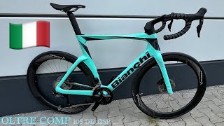 ⚡️МЕГА КАРБОНОВА ІТАЛІЙСЬКА ПУШКА 🇮🇹RACING BIANCHI OLTRE COMP 105 DI2 12SP 🤌 [upl. by Notwal]