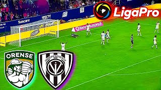 Orense SC vs Independiente del Valle Liga Pro Ecuador 2024 EN VIVO [upl. by Nesiaj]