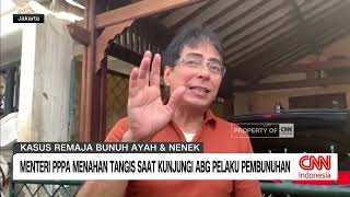 Menteri PPPA Menahan Tangis Saat Kunjungi ABG Pelaku Pembunuhan [upl. by Yalonda496]