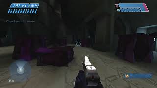 Glitches and tricks Episode2 Halo CE Hunters can be shot from the front [upl. by Nwadrebma217]