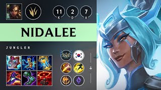 Nidalee Jungle vs Graves Godlike  KR Challenger Patch 1422 [upl. by Kisung763]