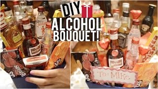 DIY Alcohol Bouquet Candy Bouquet Candy Board amp More  DIY Holiday Gifts [upl. by Pattin]