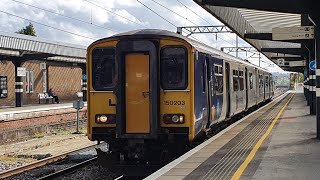 TOP LINE SPEED Northern Railway Class 150203 between Wakefield Westgate and Leeds  2A12 [upl. by Takken]