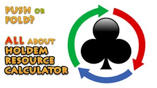 Обзор на Holdem Resource Calculator изучаем пушфолд [upl. by Beller]