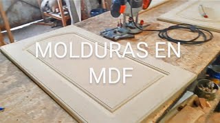 Cómo hacer molduras en mdf [upl. by Luanni902]