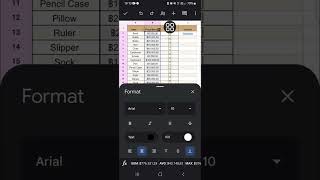 NEW UPDATE How to Customize Number Format in Google Sheets Mobile App [upl. by Wallas]