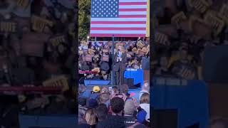 Maggie Rogers was spotted performing at the Kamala Harris and Tim Walz rally in Ann Arbor Michigan [upl. by Gillie]