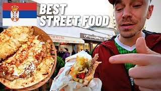 Trying top rated SERBIAN STREET FOOD in Belgrade 🇷🇸 [upl. by Mori]