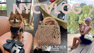 END OF SUMMER NYC SHOPPING VLOG✨  HERMÉS THE WEBSTER BERGDORF GOODMAN ✨💰😍👑 [upl. by Lyret]