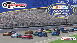 NR2003 2001 GNS Race 10 of 33 the Auto Club 300 at California [upl. by Trahern]