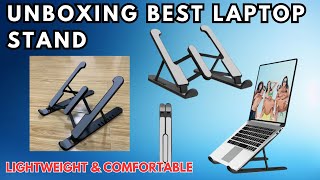 Unboxing Best Laptop Stand  Lightweight amp Comfortable [upl. by Jamnes]