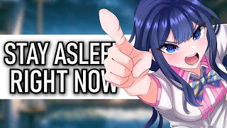 Your Literal Dream Girlfriend Is Upset With Your Sleep Schedule ASMR GF Roleplay [upl. by Pierre]