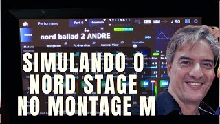 Imitando o Nord Stage 4 no Montage M [upl. by Stander]