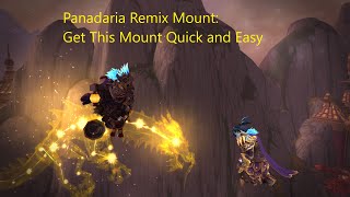 Pandaria Remix Easy Mount Rep and Rares [upl. by Llert]