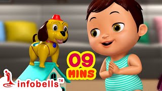 Nayi Mari Nayi Mari Tindi Beke  Kannada Rhymes for Children  Infobells kannadarhymes babysongs [upl. by Enalahs]