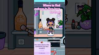 Where to find makeup in Toca boca [upl. by Hsoj]