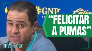 La JUSTIFICACIÓN de André Jardine por la ALINEACIÓN del América en la DERROTA contra Pumas [upl. by Aetnuahs]