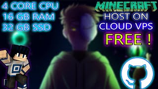 OUTDATED How to Host Your Own Minecraft Cloud Server in Github  16GB RAM 32GB SSD 4 CORE [upl. by Park]