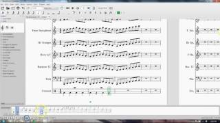 Musescore 2 Basic Drumset [upl. by Airpac]