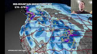 Snow Forecast for MidMarch [upl. by Greenebaum649]