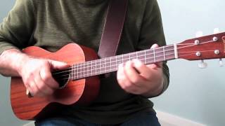 Clawhammer Baritone Ukulele  Kitchen Girl [upl. by Cowey]