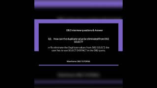 Mainframe DB2 Interview questions 🙀 mainframedb2tutorial mainframe interview [upl. by Aurea]