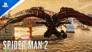 Marvels SpiderMan 2 Venom Web Wings on Symbiote SpiderMan [upl. by Adnalohs151]