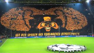 Incredible fans Borussia Dortmund vs Málaga Champions League 09042013 Full HD [upl. by Neelsaj]