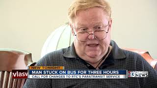 PARATRANSIT TROUBLES Man claims he was stuck on bus for almost 3 hours [upl. by Itaws]