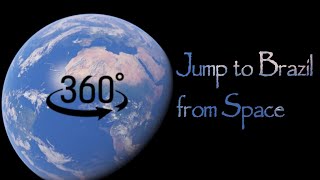 Epic Jump to Brazil from Space  Brasília  Jump from Space  360° Video  Unbelievable Adventure [upl. by Lowenstein]