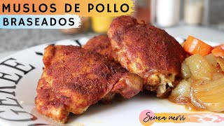 Muslos de pollo braseados con especias [upl. by Iel]