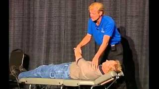 Dr Allan Oolo Austin teaches Trigenics shoulder assessment and treatment at SWIS conference [upl. by Timmie678]