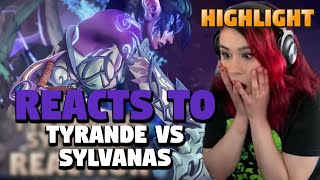 Mega Alliance Nerd Reacts To Tyrande vs Sylvanas – Shadowlands 91 Cinematic [upl. by Truc781]