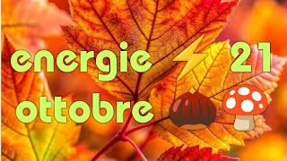 ENERGIE ⚡ 21 OTTOBRE 🍄🌰 [upl. by Heilman]