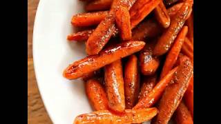 Honey Glazed Oven Roasted Carrots Recipe [upl. by Lebasi399]