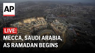 Ramadan LIVE First day of the Islamic holy month in Mecca Saudi Arabia [upl. by Assiron]