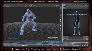 Motion Builder  MoCap Cleanup and Retargeting [upl. by Leandro]