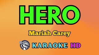 Hero KARAOKE by Mariah Carey 4K HD samsonites [upl. by Gabriel695]