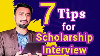 How to prepare for a Scholarship Interview [upl. by Phillis]