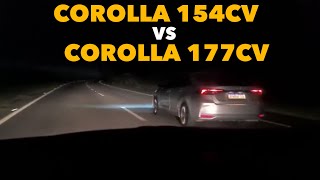 COROLLA 2018 154CV VS COROLLA 2020 177CV  ETANOL [upl. by Lenni]