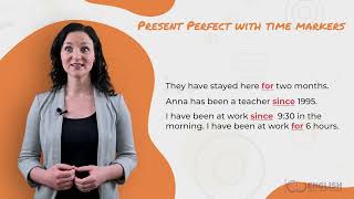 Intermediate Lesson 4 Present Perfect Time Markers  English Grammar Course B1 [upl. by Adikam]