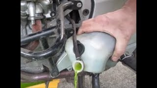 How to replace the coolant in your motorcycle [upl. by Cordie]