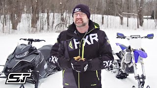 YZ450FX SNOWBIKE vs SIDEWINDER SRX [upl. by Akimed649]