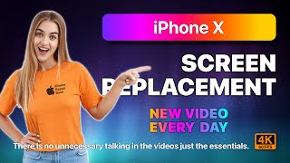 iPhone X Screen Replacement Done Correctly [upl. by Derna]