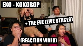 EXO  Kokobop amp The Eve Live Stages  Reaction Video [upl. by Ymmat346]